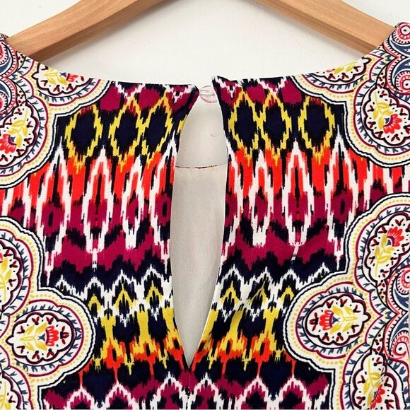 London Times Multicoloured Medallion Pattern Sleeveless Maxi Dress - Picture 5 of 13